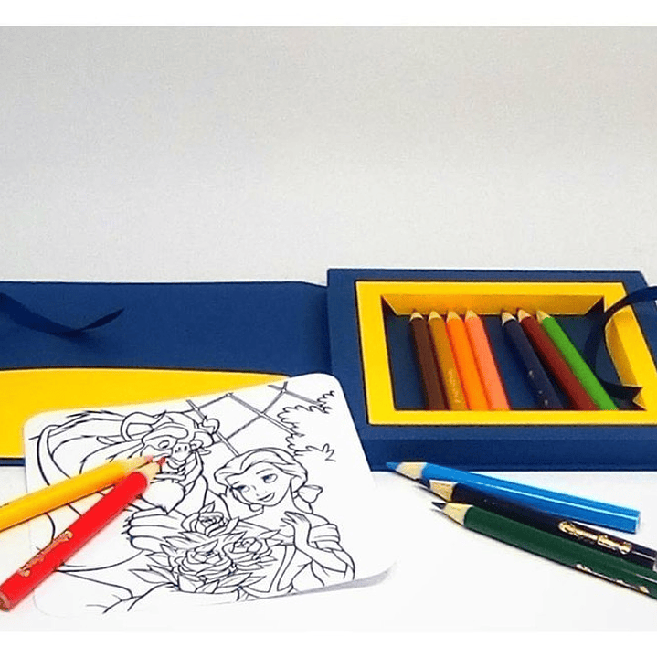 Arquivo de Corte Caixa Kit Colorir  1