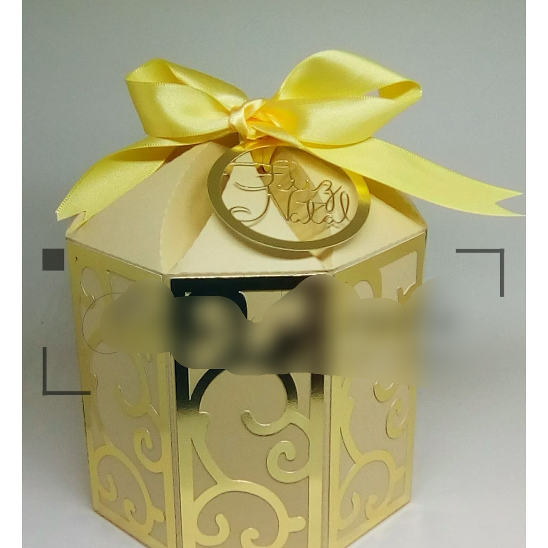 Arquivo de Corte Caixa Luxo para Panetone  1 Kg 1