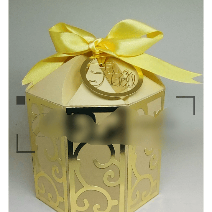 Arquivo de Corte Caixa Luxo para Panetone  1 Kg 1