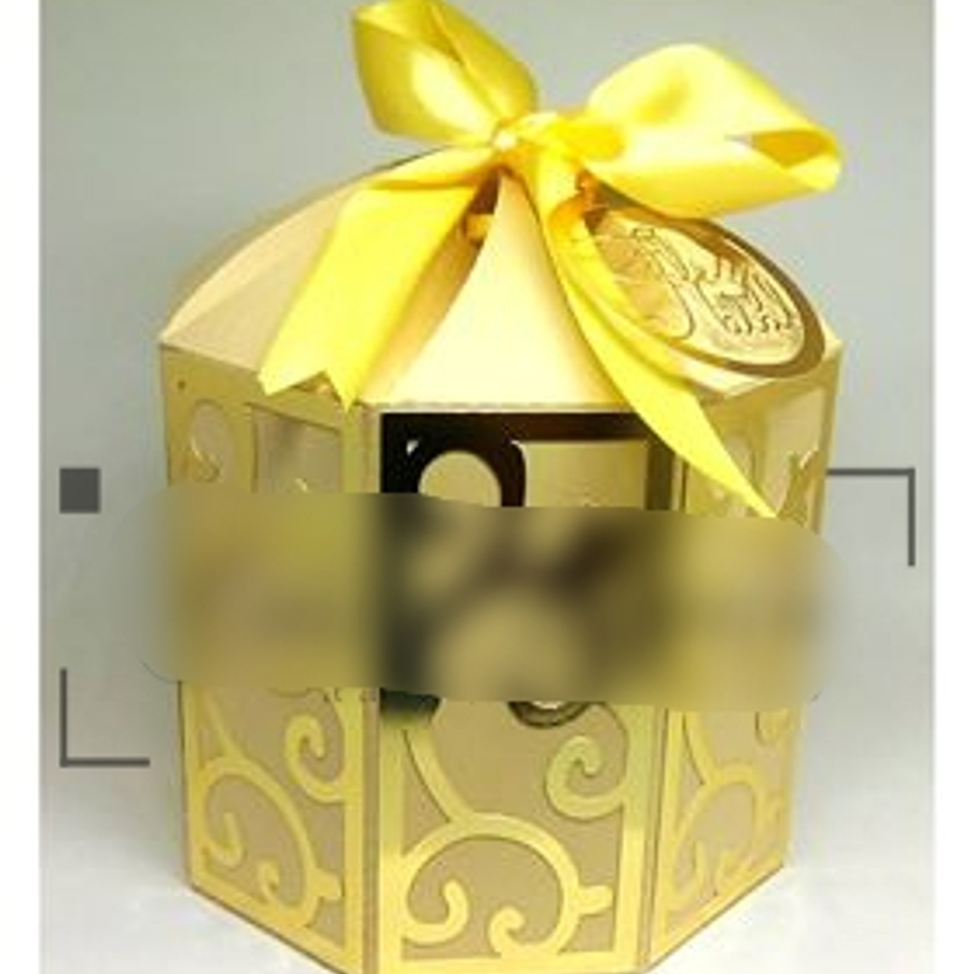 Arquivo de Corte Caixa Luxo para Panetone 500g 1