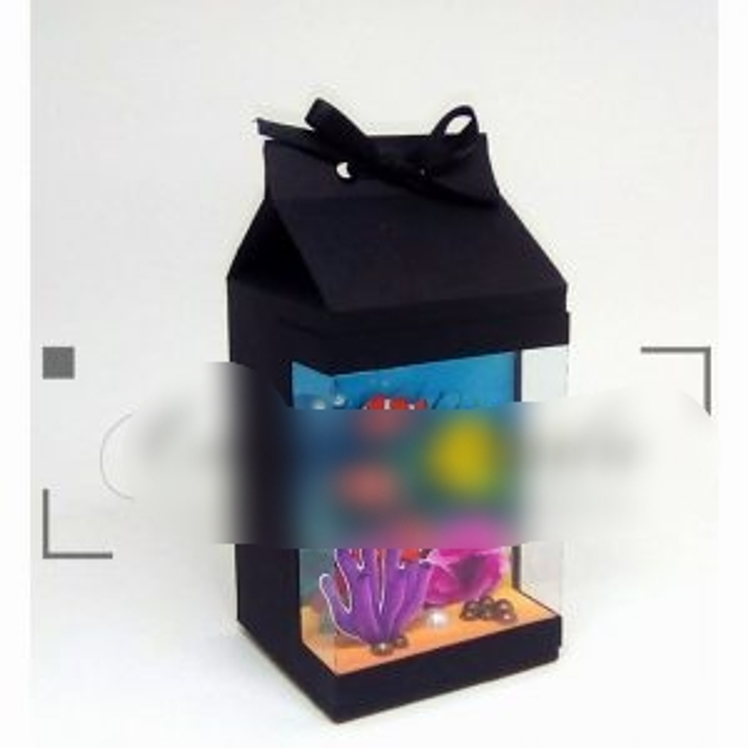 Arquivo de corte Caixa Milk Aquario  1