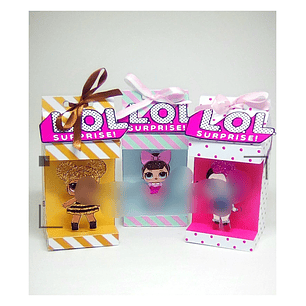 Arquivo de corte Caixa Milk Lol Surprise Visor Aberto 