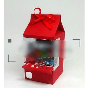 Arquivo de Corte Caixa Milk Maquina de Brinquedos 