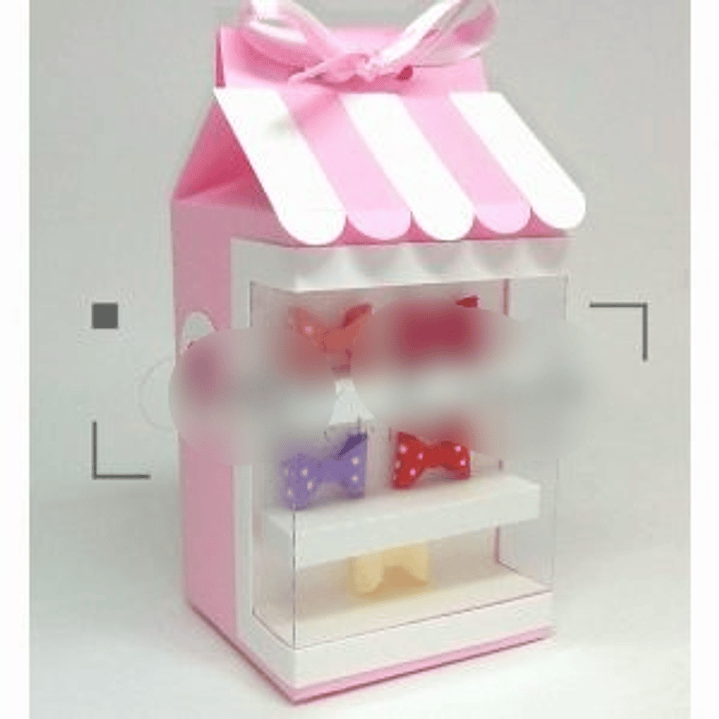 Arquivo de Corte Caixa Milk Minnie Loja de Laços  1