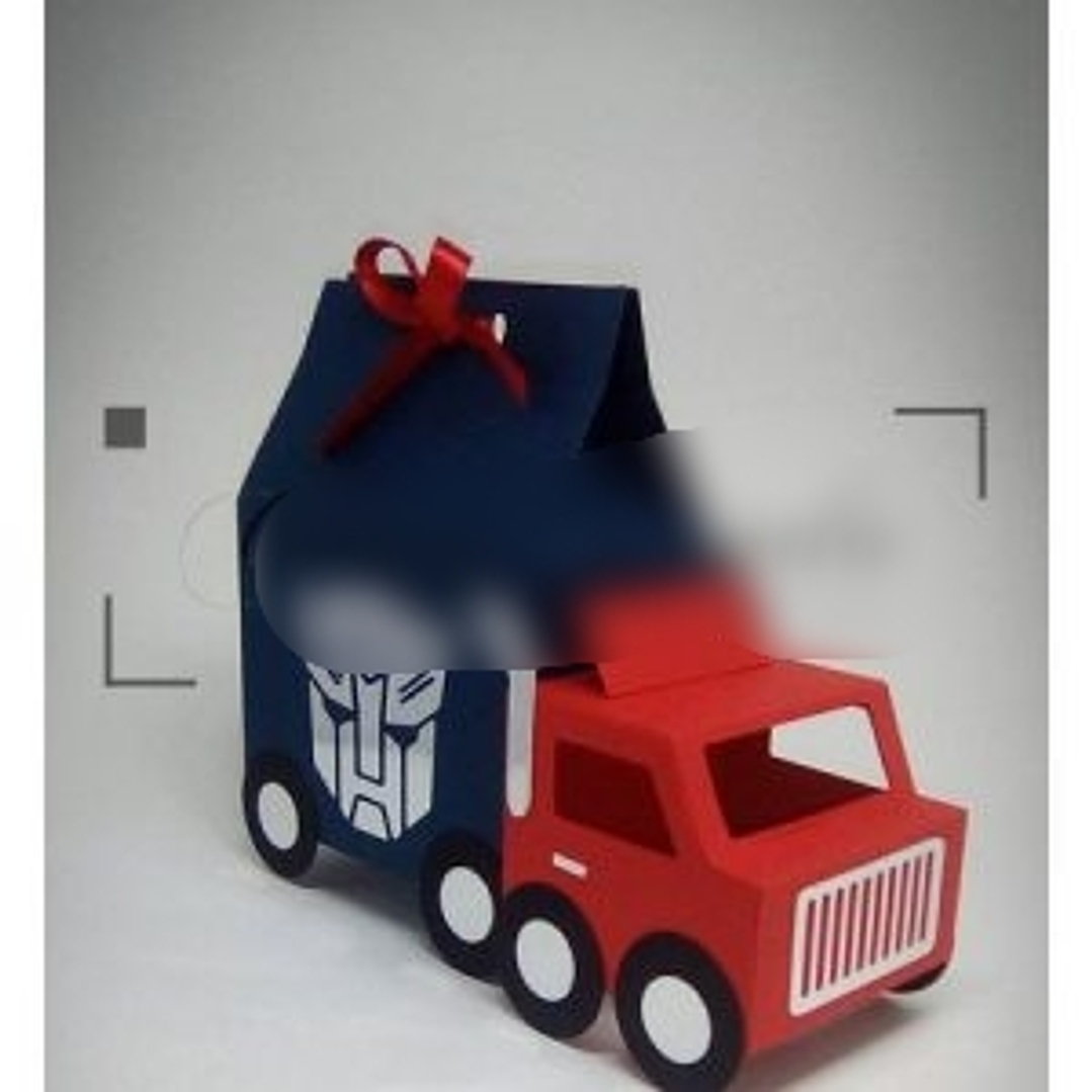 Arquivo de Corte Caixa Milk Transformers 1