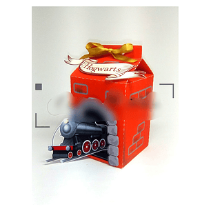 Arquivo de Corte Caixa Milk Túnel de Trem 