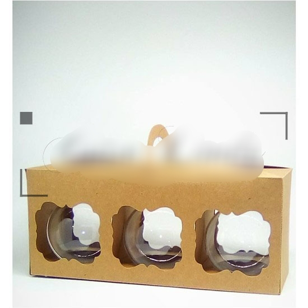 Arquivo de Corte Caixa para 3 Esferas Natalinas  1