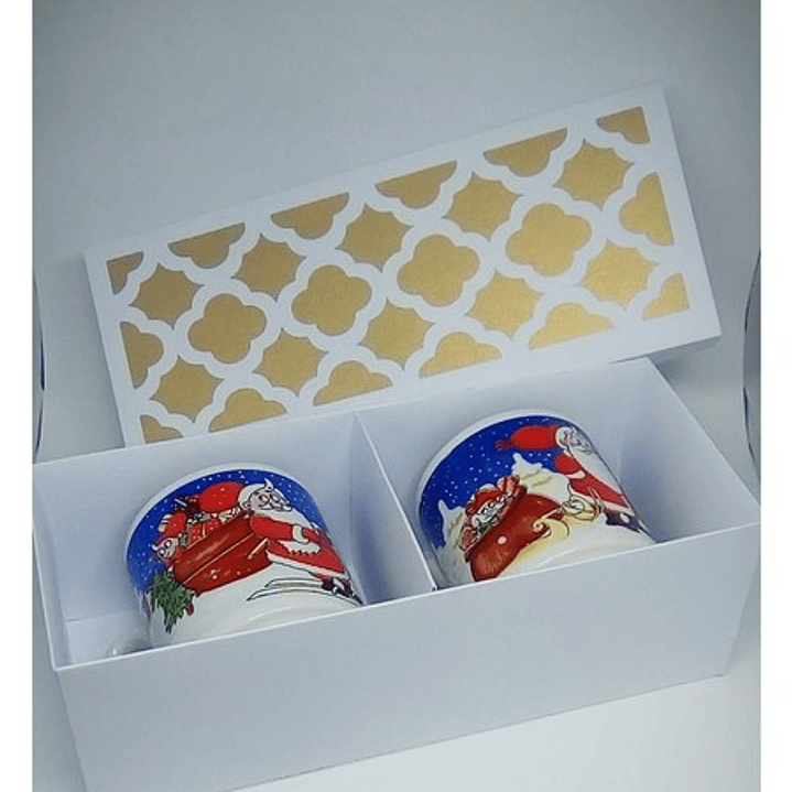 Arquivo de Corte Caixa para Duas Canecas  1