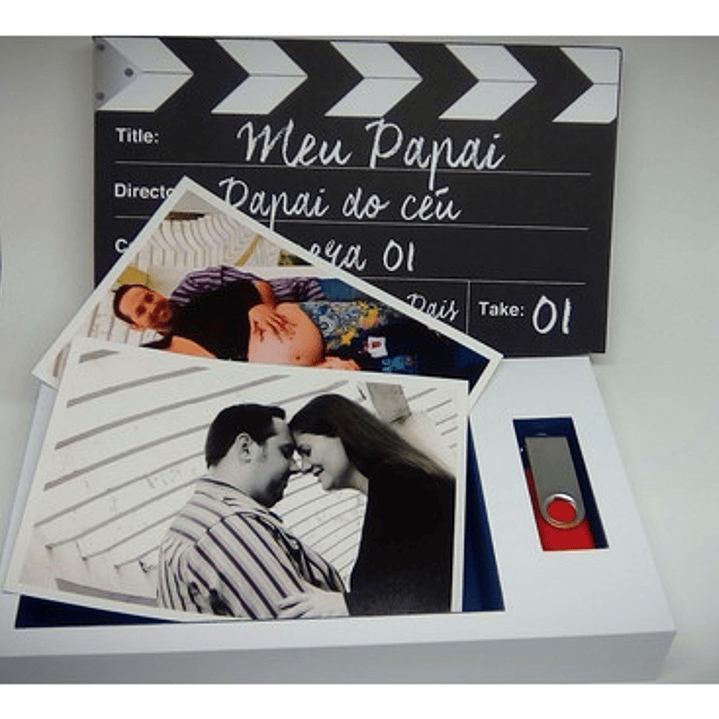 Arquivo de Corte Caixa para Fotos 10x15 e Pendraive  1