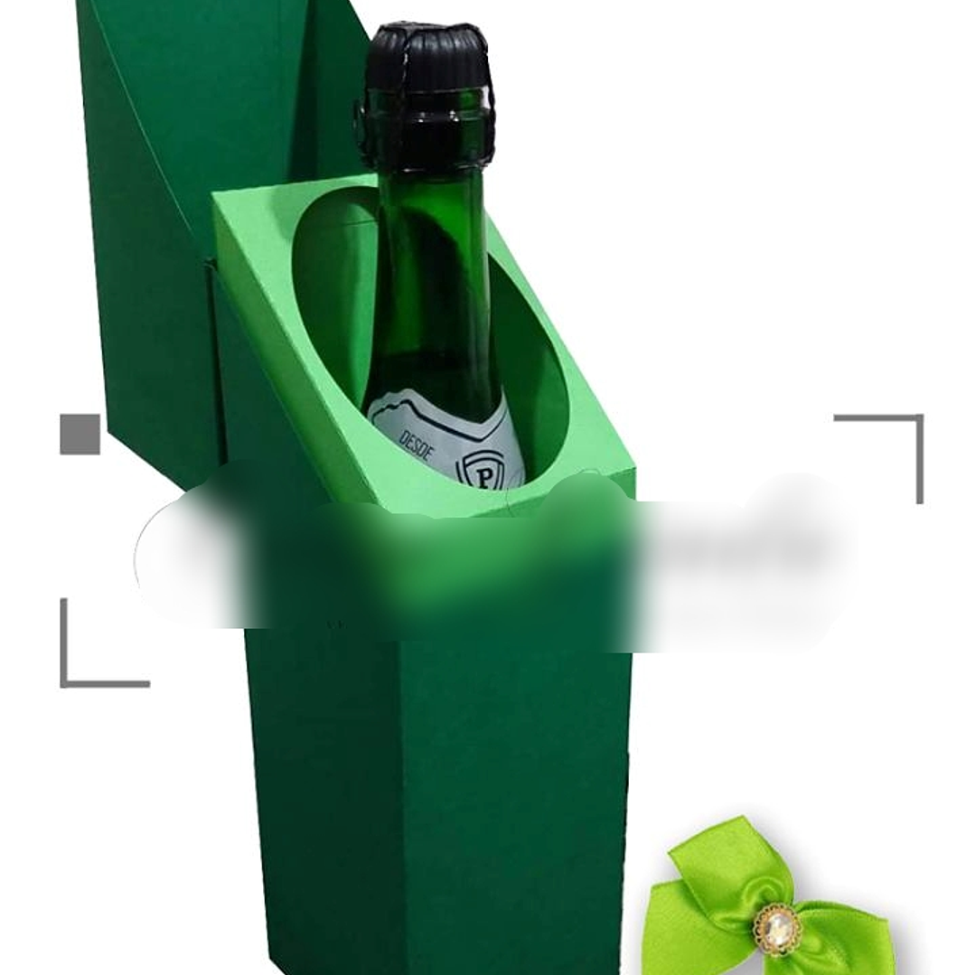 Arquivo de Corte Caixa para Garrafas Grandes  1