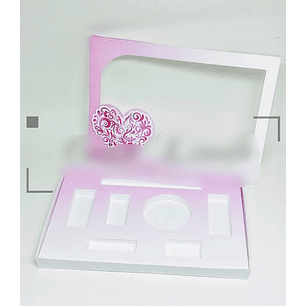 Arquivo de Corte Caixa para Maquiagens de Chocolate 