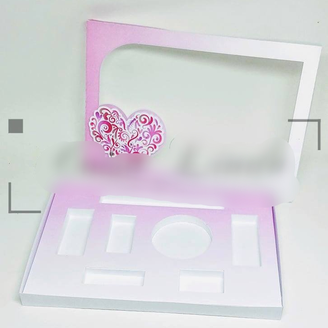 Arquivo de Corte Caixa para Maquiagens de Chocolate  1