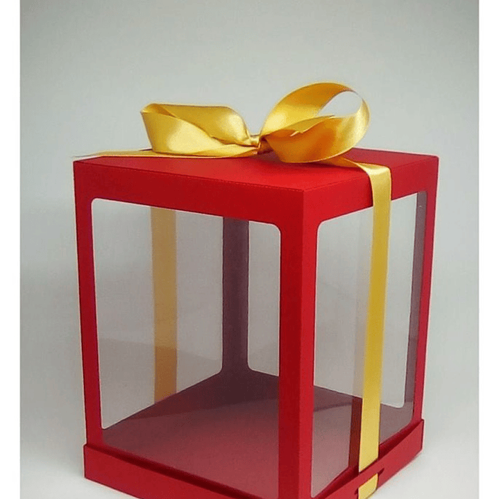 Arquivo de Corte Caixa para Panetone com Visor  1