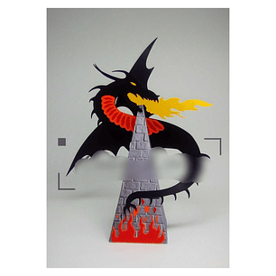 Arquivo de Corte Caixa Piramede Dragão 