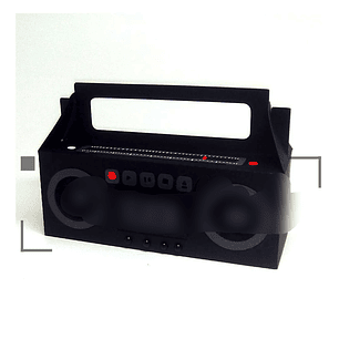 Arquivo de Corte Caixa Radio Retrô