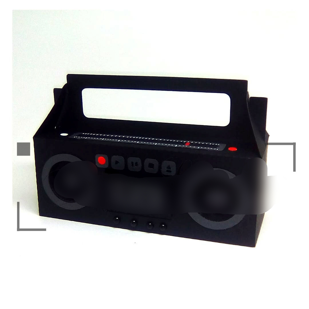 Arquivo de Corte Caixa Radio Retrô 1