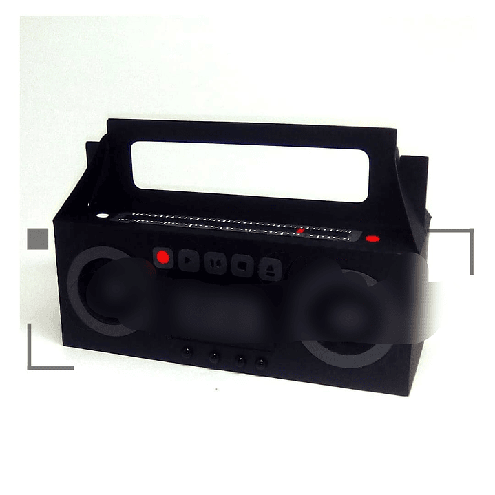 Arquivo de Corte Caixa Radio Retrô 1