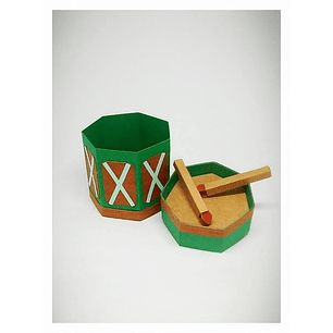 Arquivo de Corte Caixa Tambor 