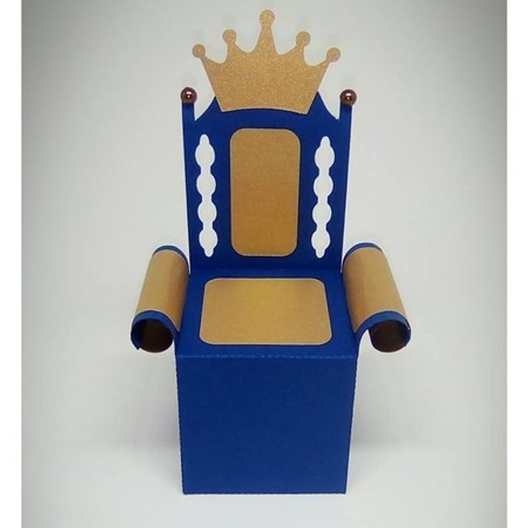 Arquivo de Corte Caixa Trono Real  1