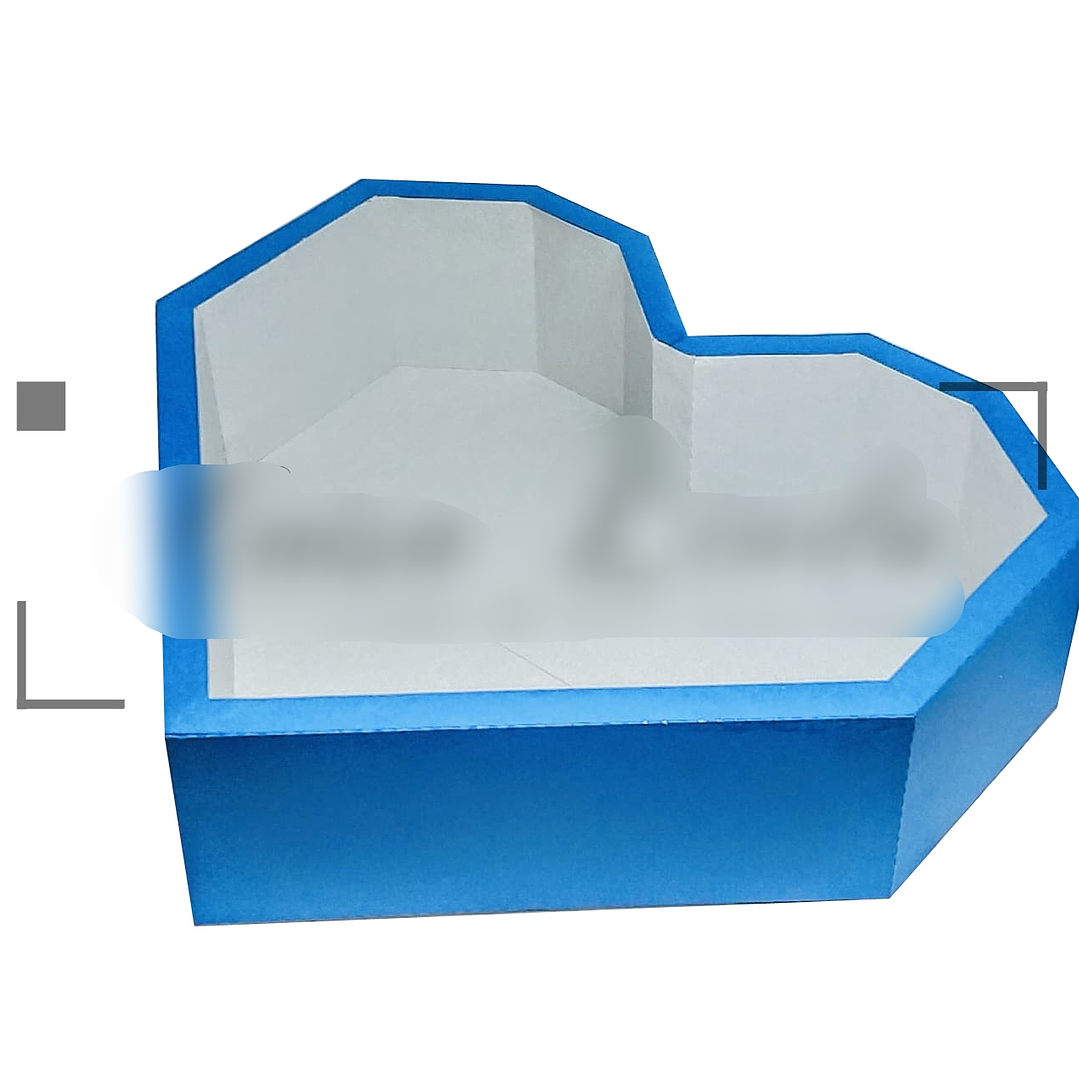 Arquivo de Corte Caixa Bandeja Coração  1