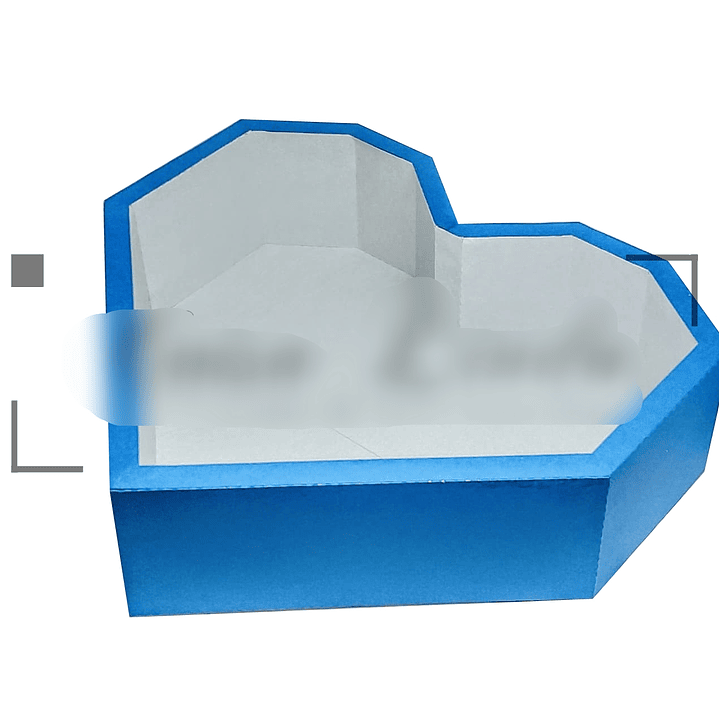 Arquivo de Corte Caixa Bandeja Coração  1
