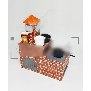 Arquivo de Corte Caixa Fogão a Lenha 