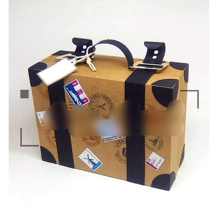 Arquivo de Corte Caixa Mala de Viagem  1