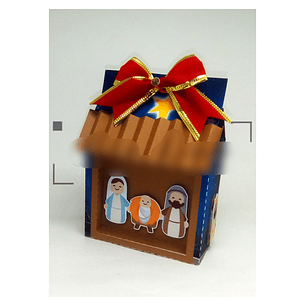 Arquivo de Corte Caixa Milk Presépio 