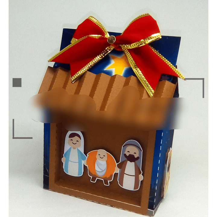 Arquivo de Corte Caixa Milk Presépio  1