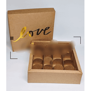 Arquivo de Corte Caixa Moldura para 16 Docinhos 