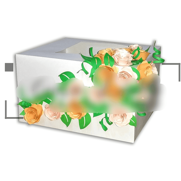 Arquivo de Corte Caixa para Bolo e Docinhos  1
