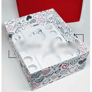 Arquivo de Corte Caixa para Docinhos e Cupcakes  