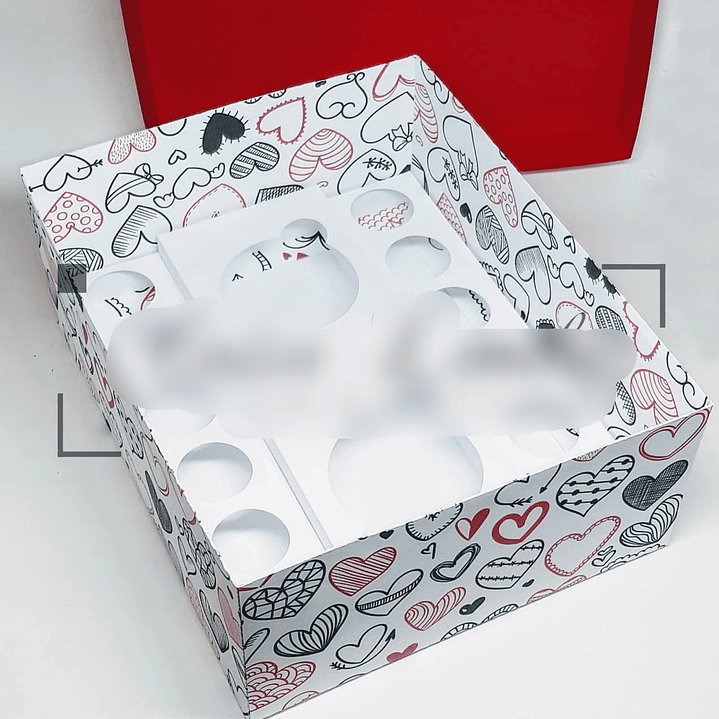 Arquivo de Corte Caixa para Docinhos e Cupcakes   1