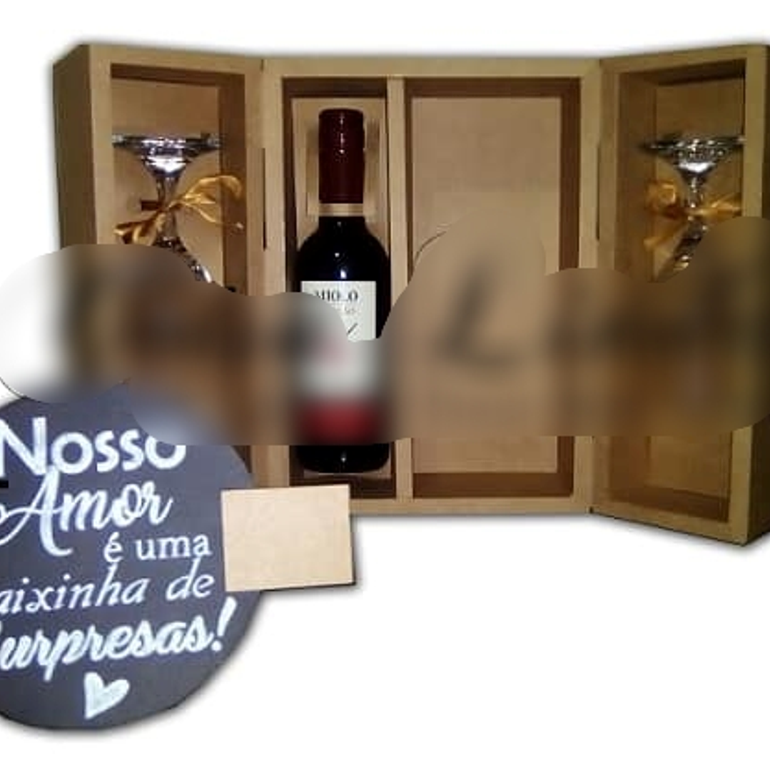 Arquivo de Corte Caixa Taças e Vinhos  1