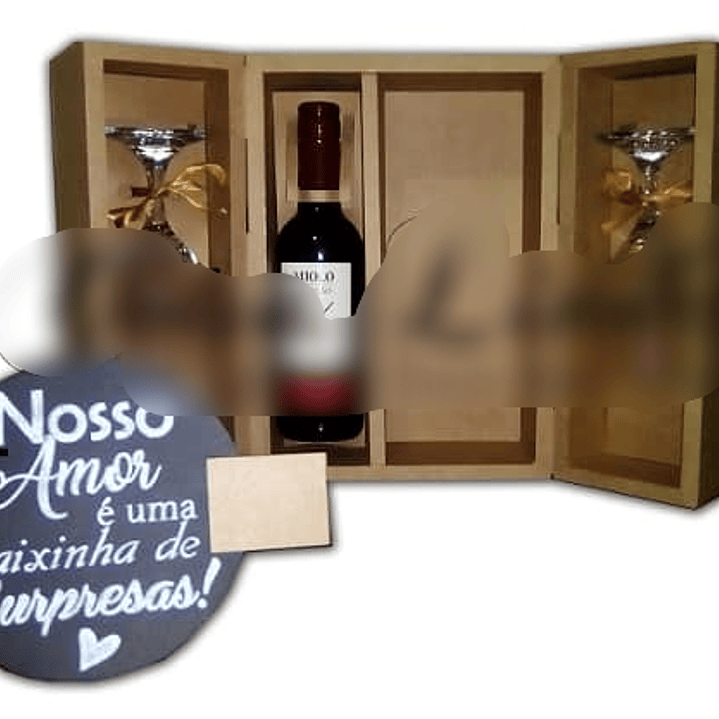 Arquivo de Corte Caixa Taças e Vinhos  1