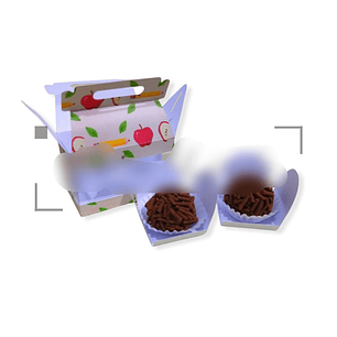 Arquivo de Corte Caixinha para 2 Docinhos 