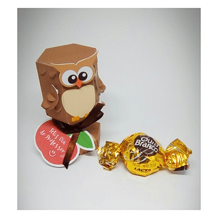 Arquivo de Corte Caixinha Coruja 