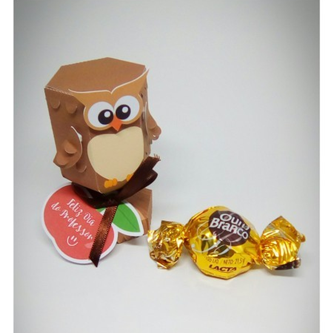 Arquivo de Corte Caixinha Coruja  1