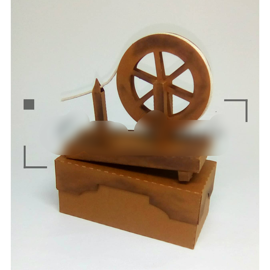 Arquivo de Corte Caixinha de Roca de Fiar  1