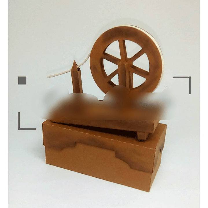 Arquivo de Corte Caixinha de Roca de Fiar  1