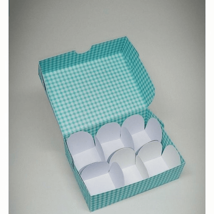 Arquivo de Corte Caixinha para 6 Docinhos  1