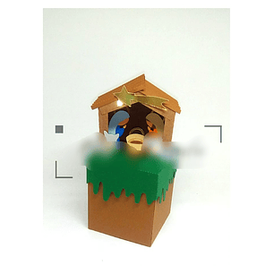 Arquivo de Corte Caixinha Presépio 