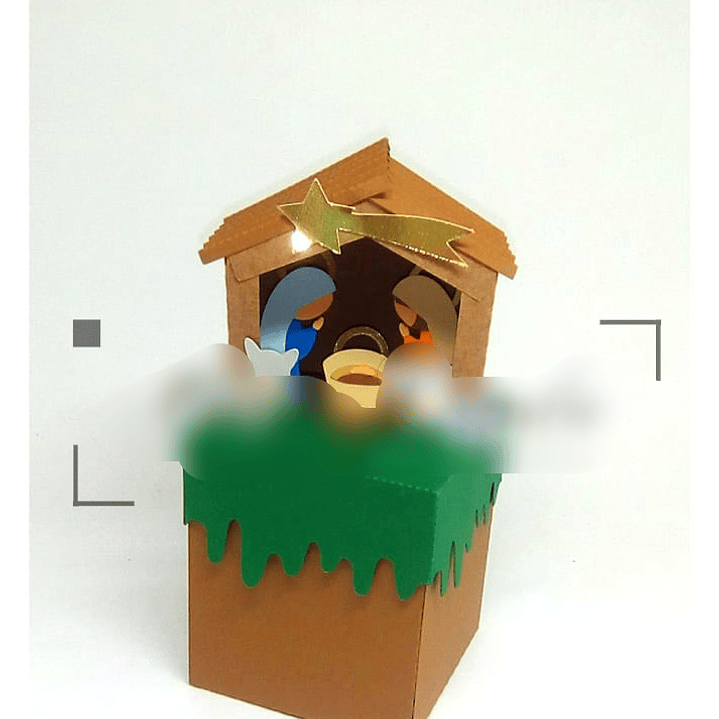 Arquivo de Corte Caixinha Presépio  1