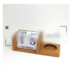 Arquivo de Corte Calendário Infinito com Espaço para Mini Suculenta 