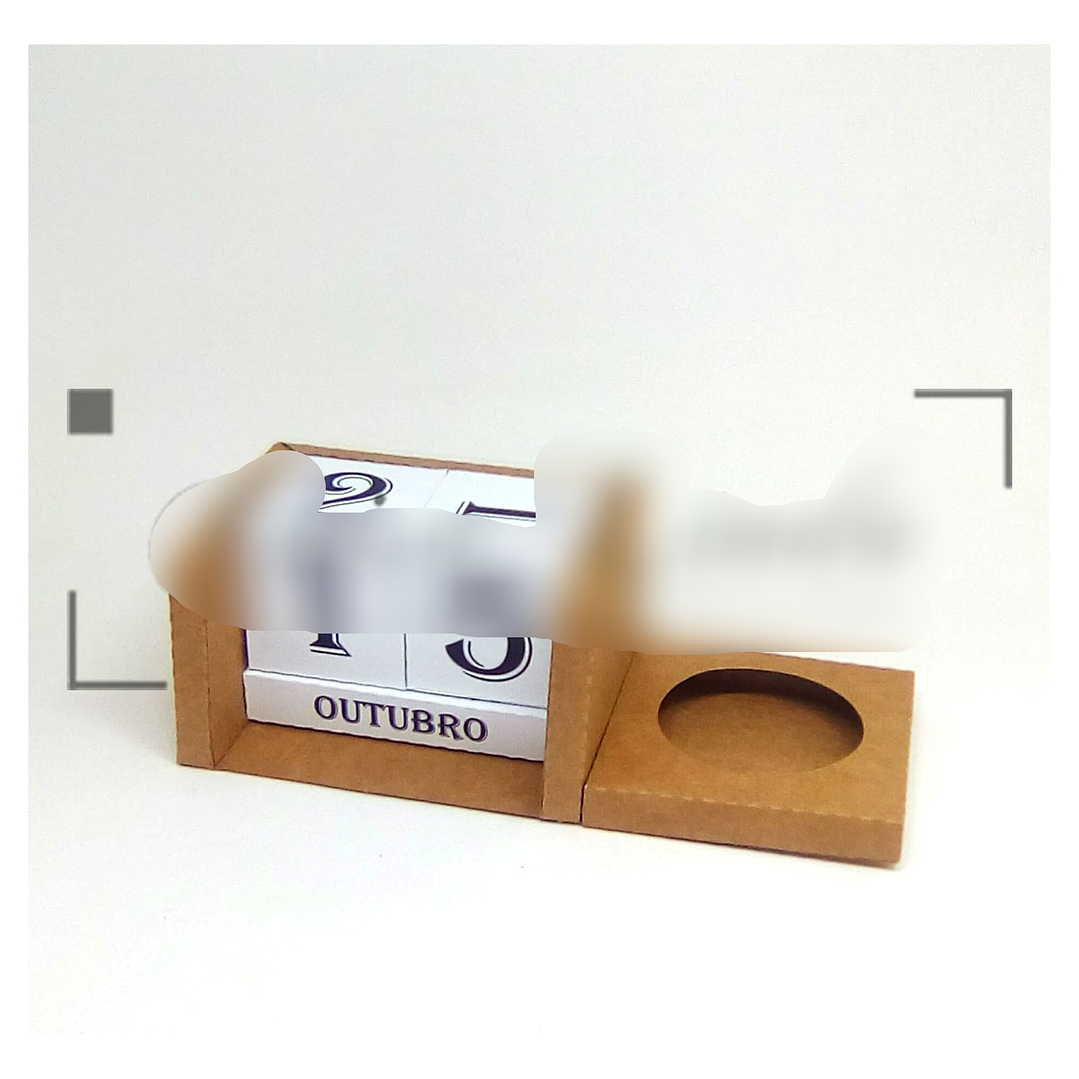 Arquivo de Corte Calendário Infinito com Espaço para Mini Suculenta  1