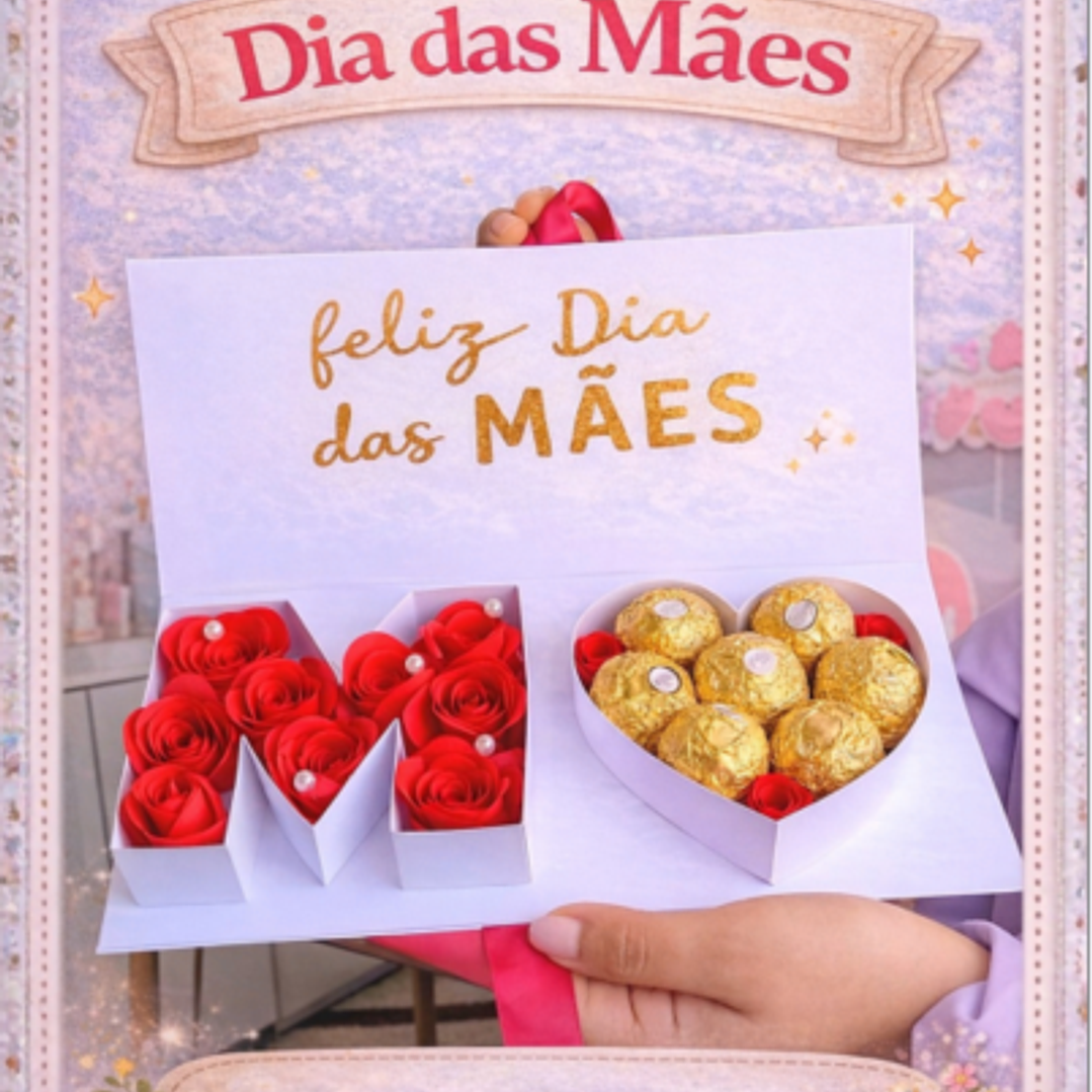 Arquivo Dia das Mães Molde Caixa  1