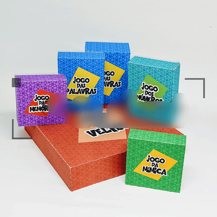 Arquivo de Corte Caixinhas de Jogos  1