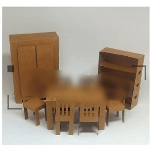 Arquivo de Corte Moveis para Dioramas