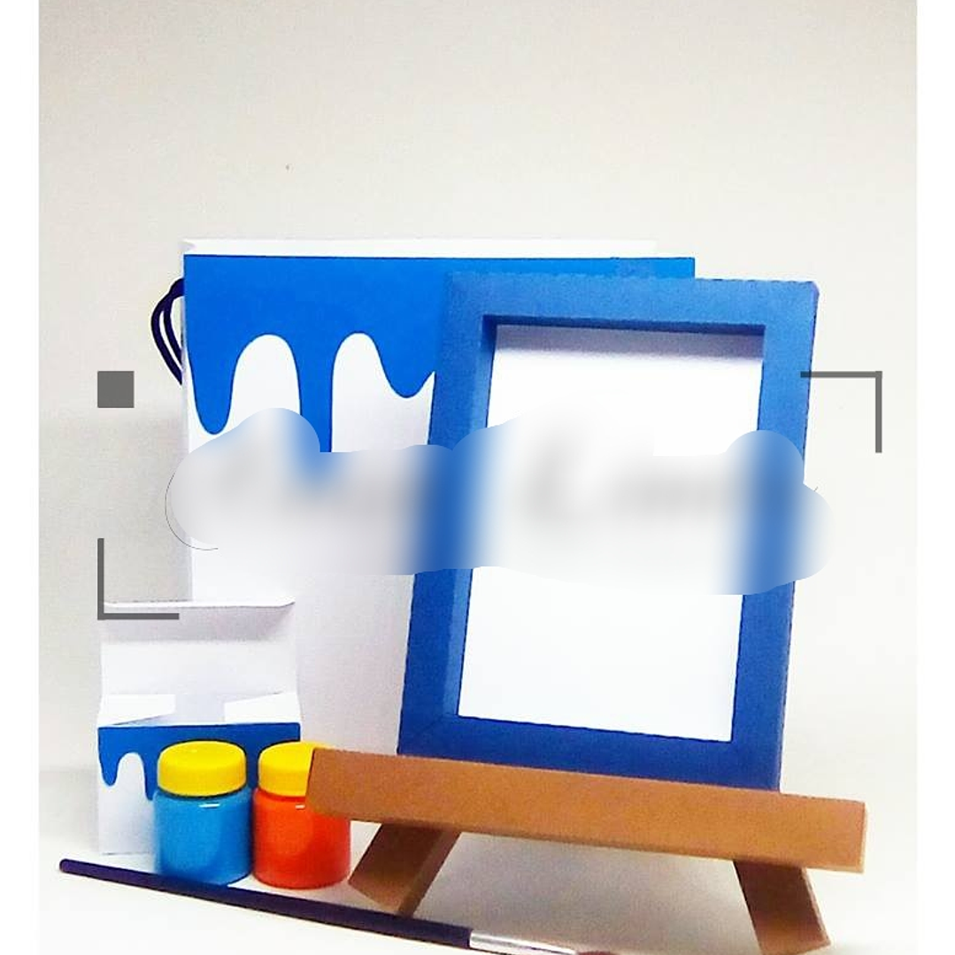 Arquivo de Corte Pintura Mini Cavalete  1