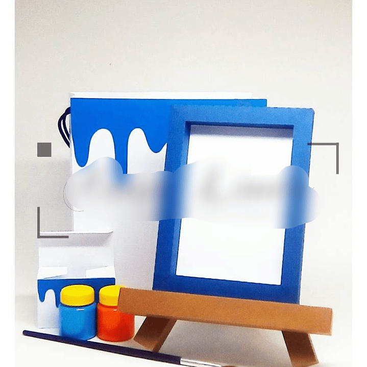 Arquivo de Corte Pintura Mini Cavalete  1